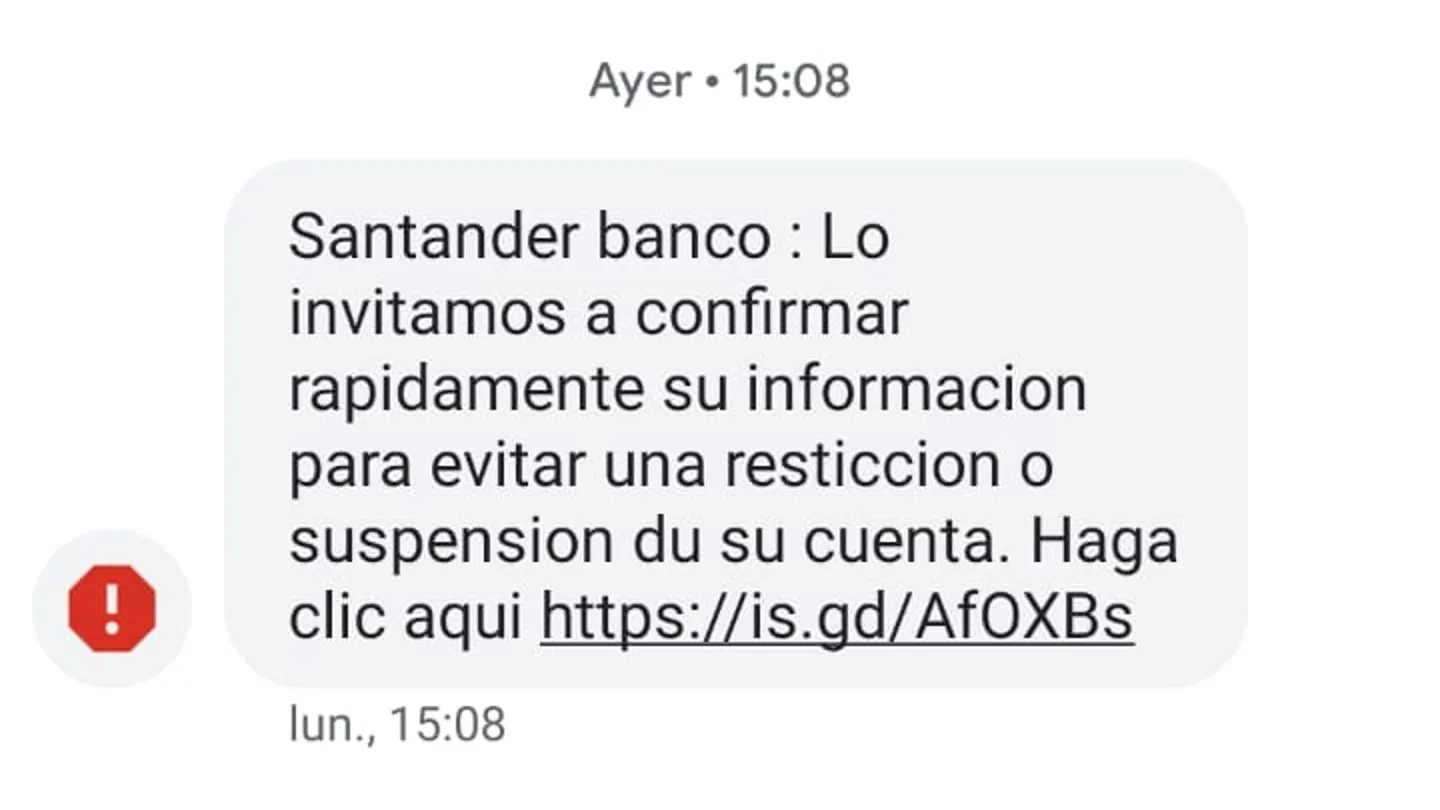 Así es el 'SMS Spoofing' y así podemos evitar caer en la estafa Así es el 'SMS Spoofing' y así podemos evitar caer en la estafa
