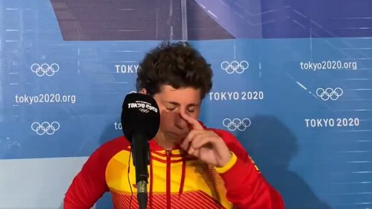 Las l&aacute;grimas de Carla Su&aacute;rez en su adi&oacute;s a Tokio 2020