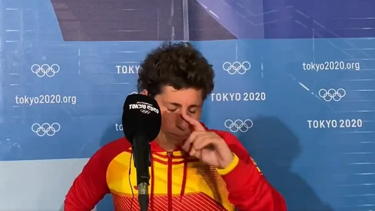 Las lágrimas de Carla Suárez en su adiós a Tokio 2020 Las lágrimas de Carla Suárez en su adiós a Tokio 2020