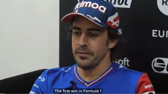 Alonso recuerda su primera victoria en Hungría antes del GP que coincide con su cumpleaños Alonso recuerda su primera victoria en Hungría antes del GP que coincide con su cumpleaños
