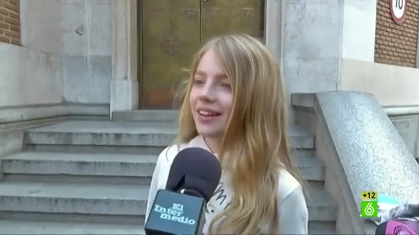 Niña en El Intermedio Niña en El Intermedio