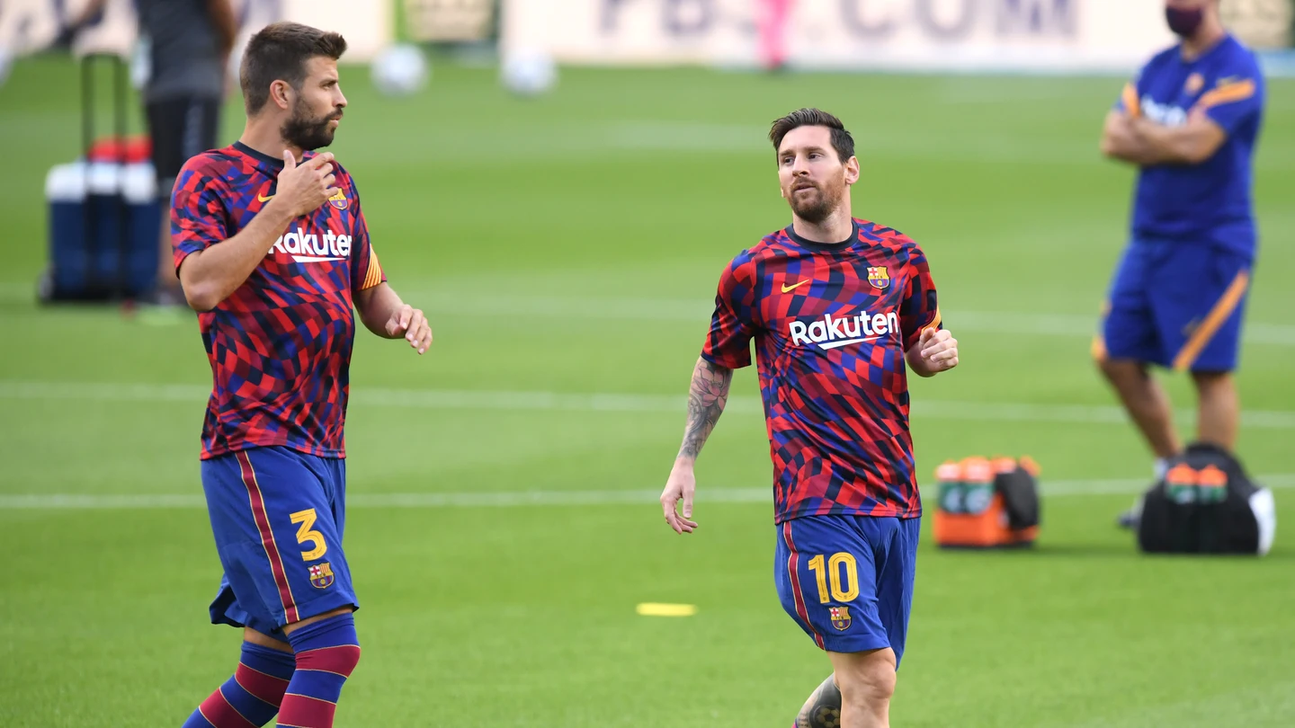 Piqué y Messi Piqué y Messi