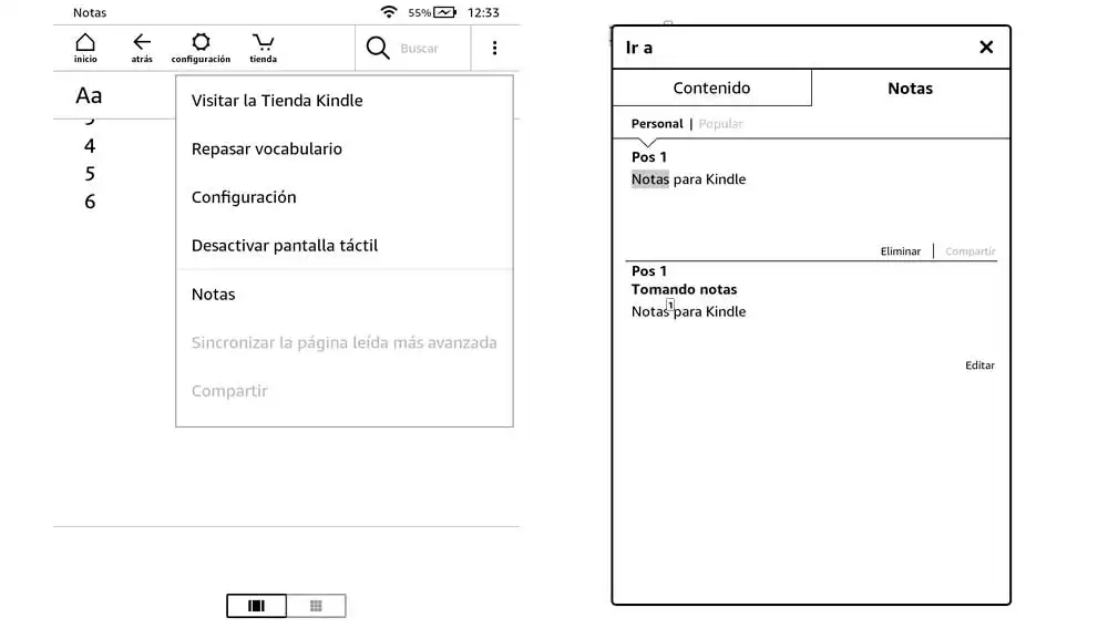 Revisa todas tus notas