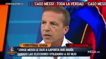 La exclusiva de Cristóbal Soria sobre Messi en 'El Chiringuito': "Leo siente que lo han usado, está más que enfadado"