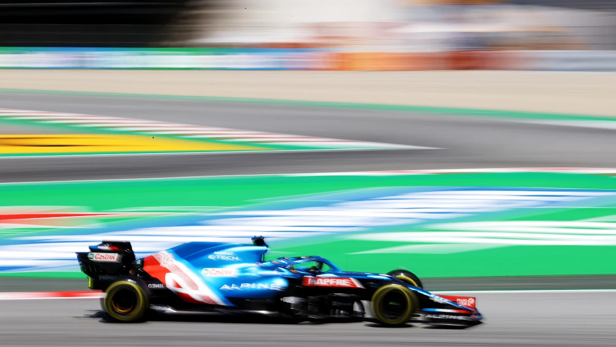 Fernando Alonso, en Montmeló