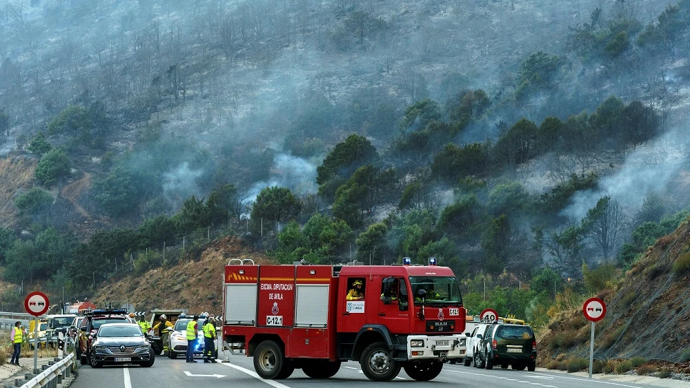 Incendio en El Tiemblo