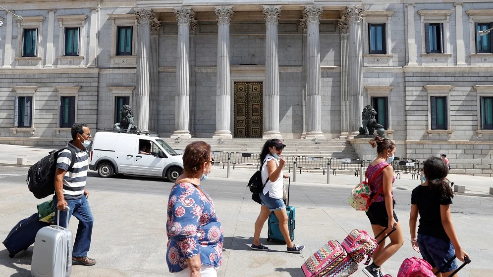 Turistas en Madrid