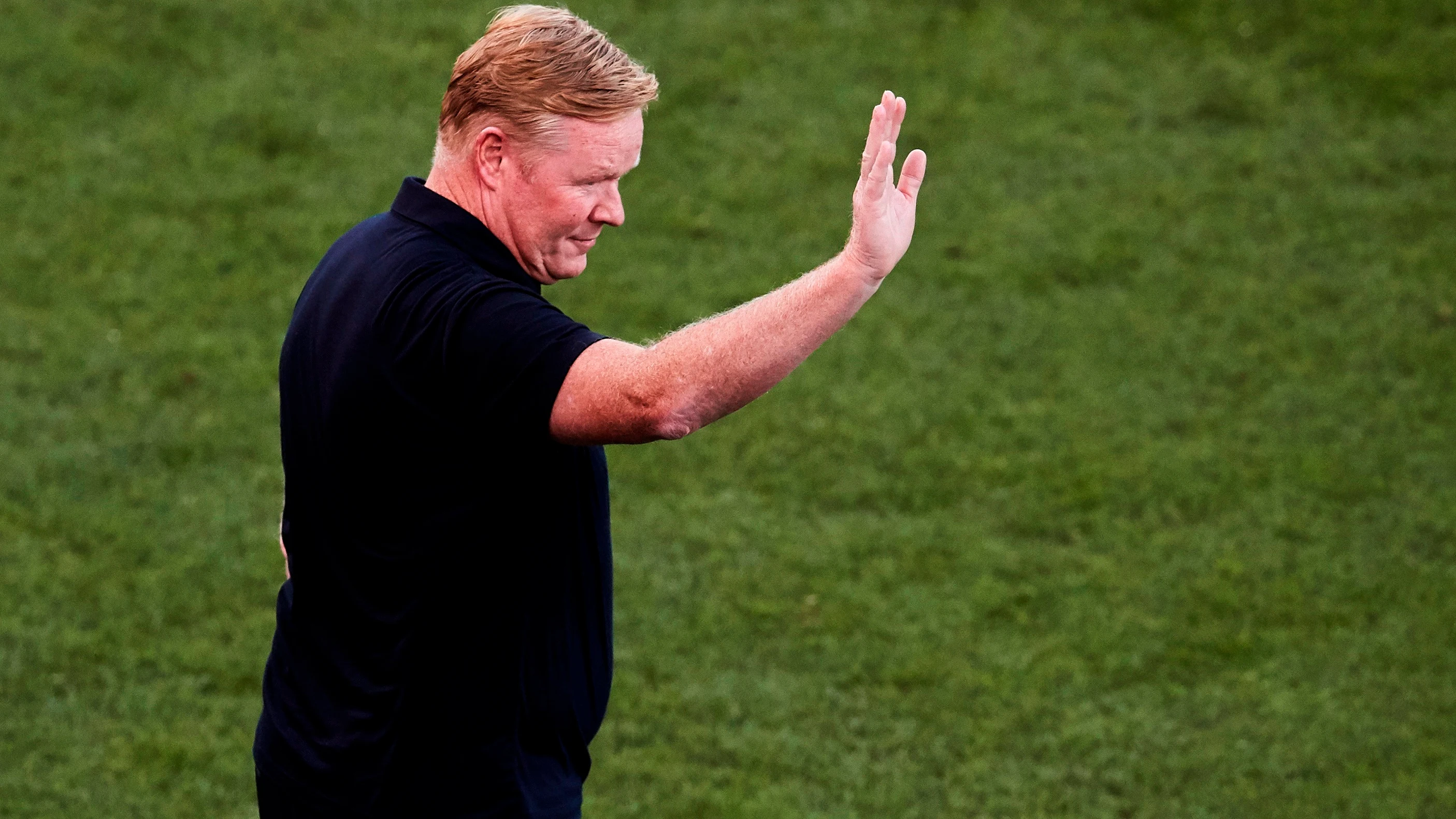 Ronald Koeman, en la presentación del Barcelona 2021/2022