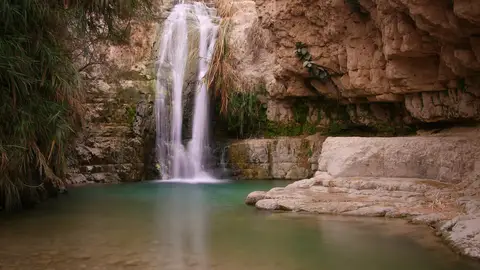 Nahal David en Ein Gedi Nahal David en Ein Gedi