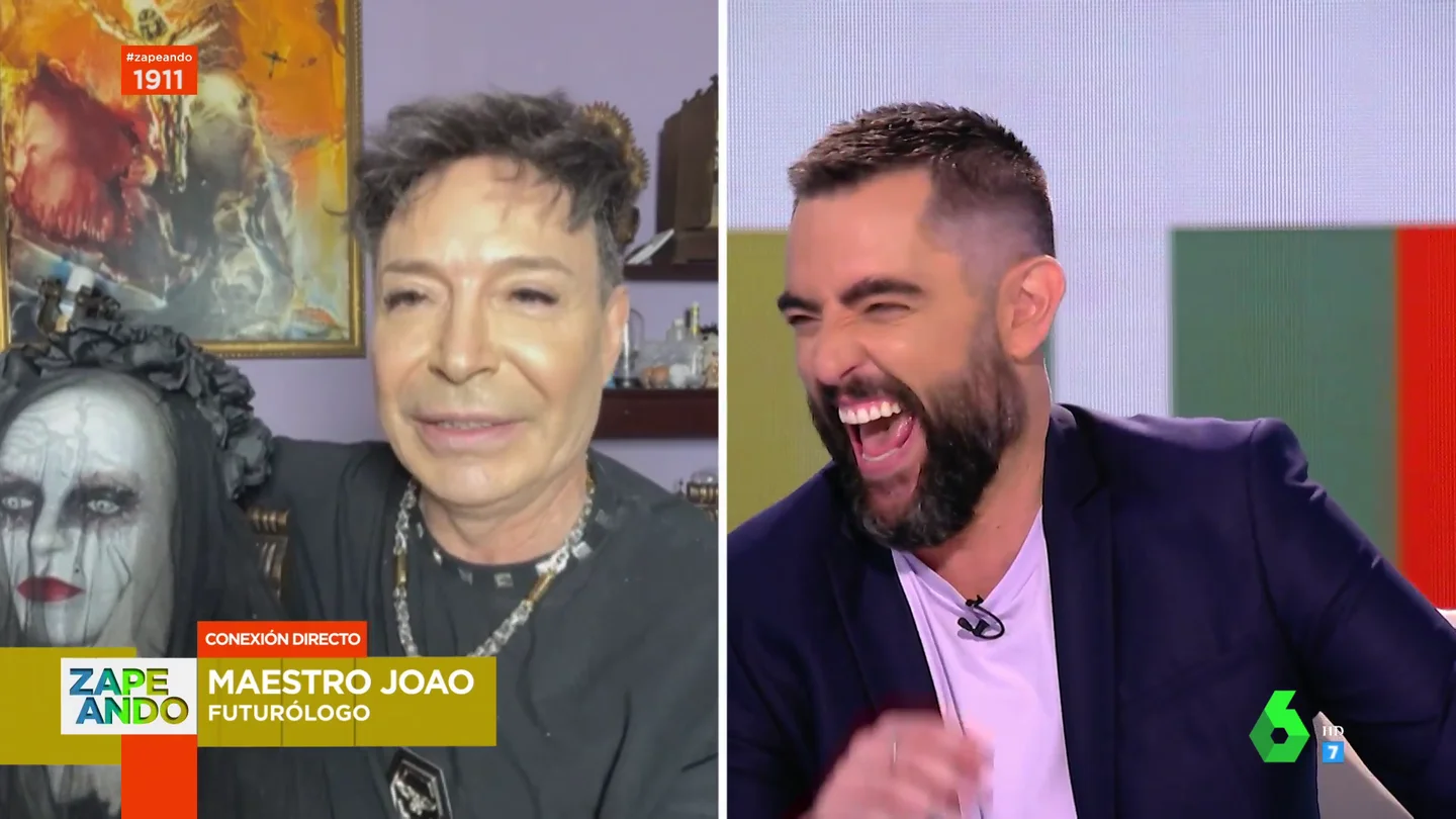 "A ti te haría cualquier cosa gratis": la divertida charla subida de tono del Maestro Joao a Dani Mateo "A ti te haría cualquier cosa gratis": la divertida charla subida de tono del Maestro Joao a Dani Mateo