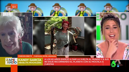Kandy, la abuela que recorre el mundo a los 86 años:o: "No se puede tener miedo a lo que no conocemos" Kandy, la abuela que recorre el mundo a los 86 años:o: "No se puede tener miedo a lo que no conocemos"