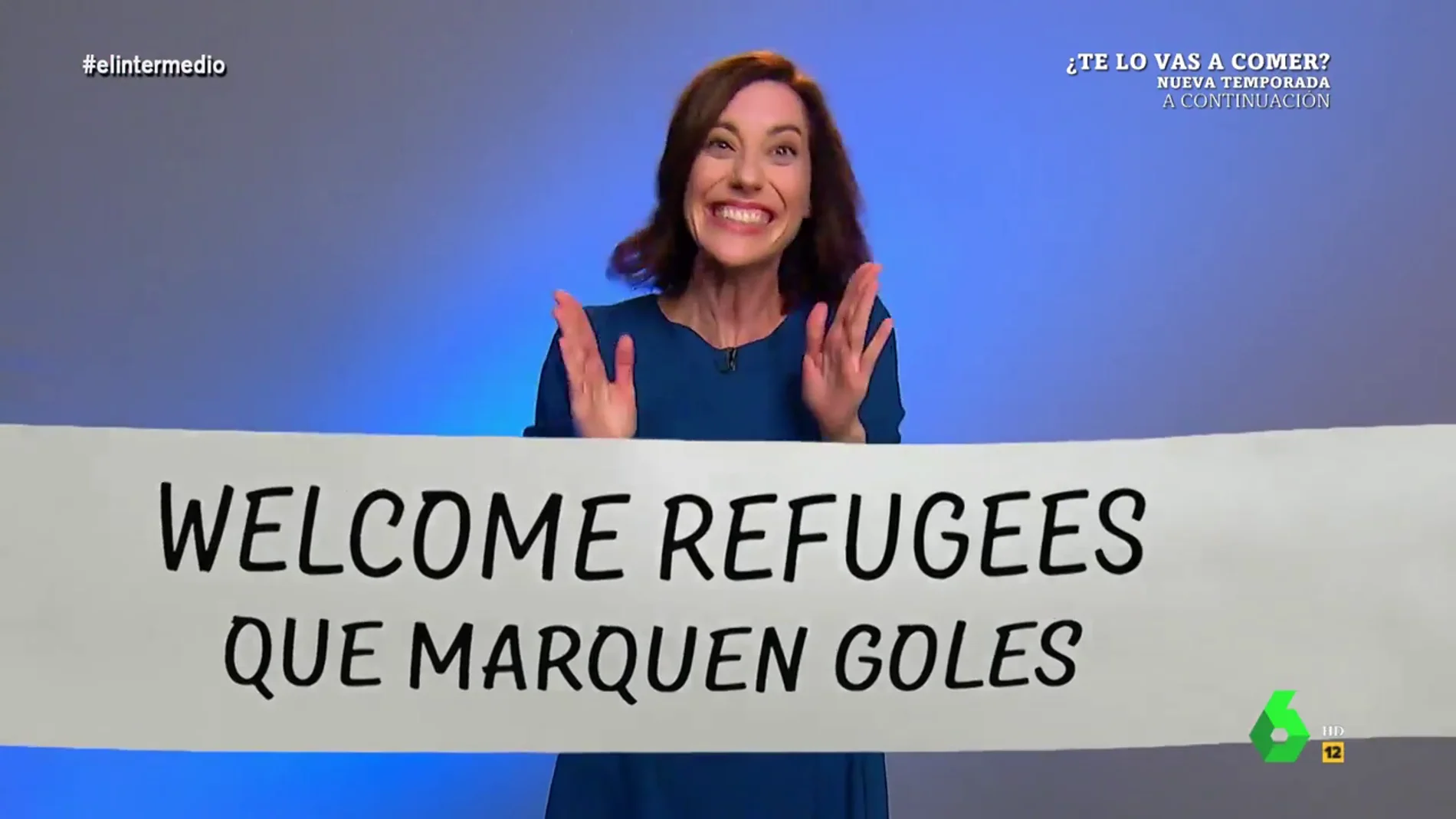  Así fue el irónico análisis de Cristina Gallego sobre los menas: "Welcome Refugees que marquen goles"