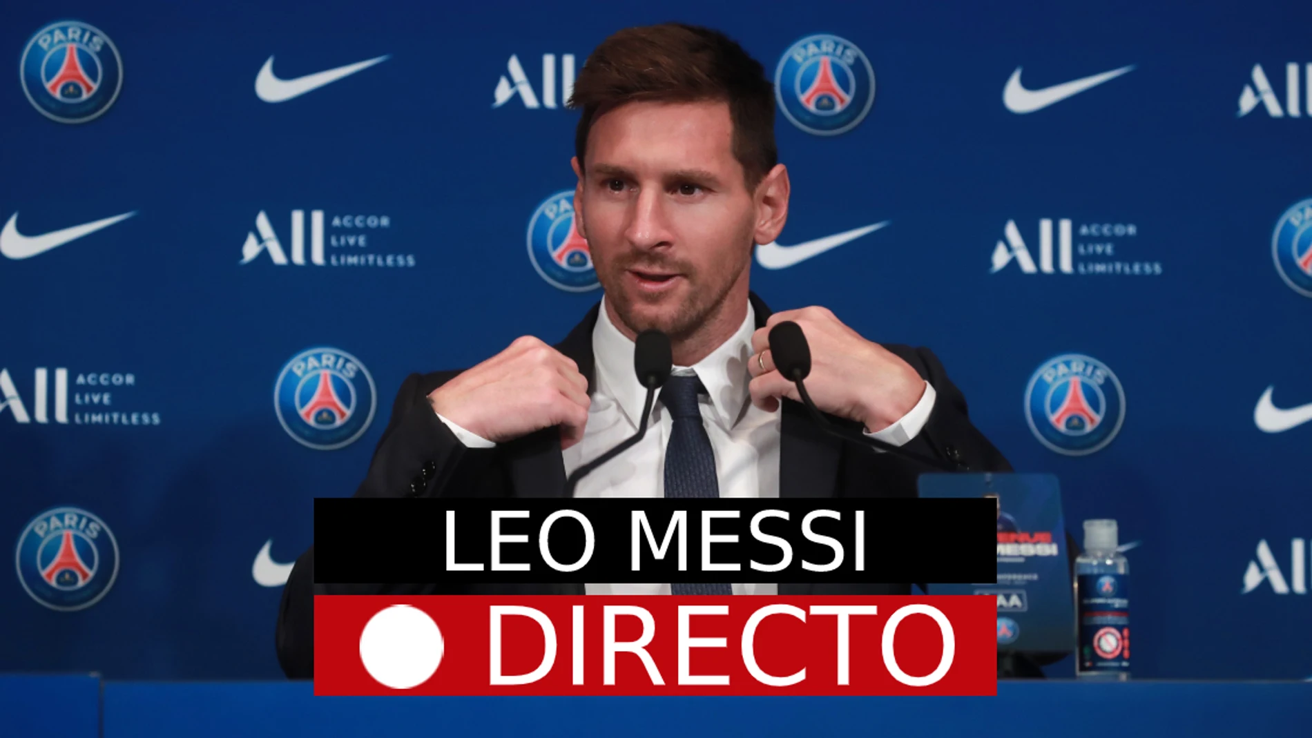 En directo: Leo Messi, nuevo jugador del PSG | Última hora de la presentación del futbolista en París