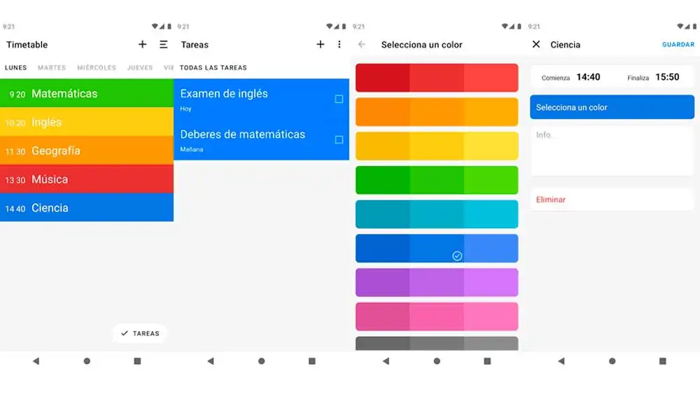 Horario de Clases Horario de Clases