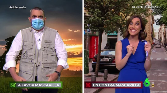 "Los españoles necesitamos ligar en condiciones": el debate entre Dani Mateo y Cristina Gallego por las mascarillas "Los españoles necesitamos ligar en condiciones": el debate entre Dani Mateo y Cristina Gallego por las mascarillas