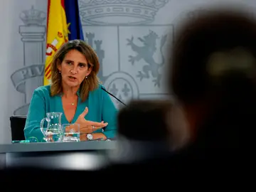 Teresa Ribera, en rueda de prensa tras el Consejo de Ministros