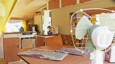 Interior caravana