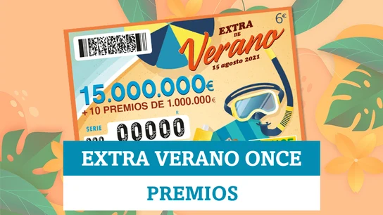 Estos son los premios que reparte el Sorteo Extra de Verano de la ONCE Estos son los premios que reparte el Sorteo Extra de Verano de la ONCE