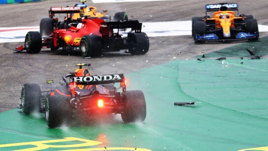 El Red Bull de Sergio P&eacute;rez en Hungr&iacute;a