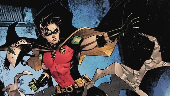 Robin, en el cómic Batman: Urban Legends #6 Robin, en el cómic Batman: Urban Legends #6