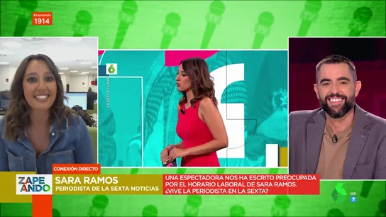 La divertida respuesta de Sara Ramos a si vive en laSexta: "Tengo una casa" La divertida respuesta de Sara Ramos a si vive en laSexta: "Tengo una casa"