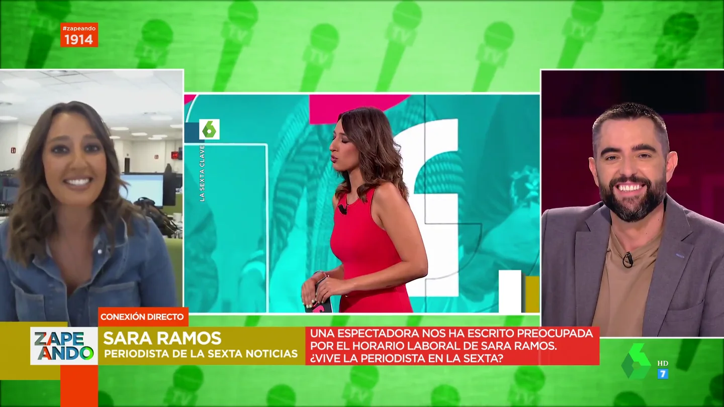 La divertida respuesta de Sara Ramos a si vive en laSexta: "Tengo una casa" La divertida respuesta de Sara Ramos a si vive en laSexta: "Tengo una casa"