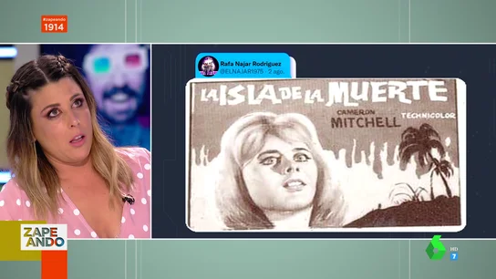 El sorprendente parecido de Valeria Ros con el cartel de una película de 197 El sorprendente parecido de Valeria Ros con el cartel de una película de 197
