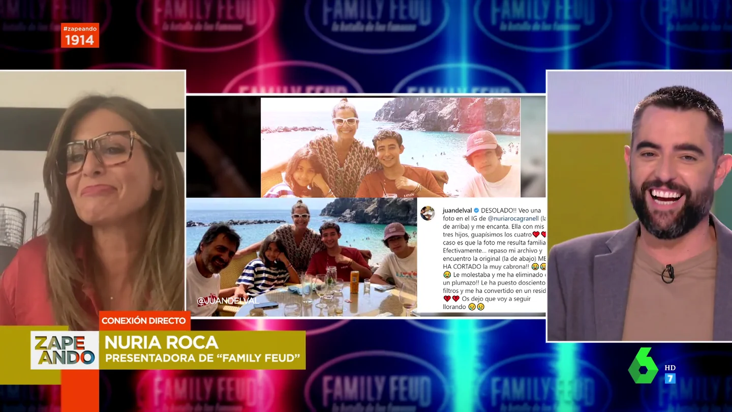 La confesión de Nuria Roca tras cortar a su marido Juan del Val de una foto en Instagram: "Lo que he hecho es indefendible" La confesión de Nuria Roca tras cortar a su marido Juan del Val de una foto en Instagram: "Lo que he hecho es indefendible"