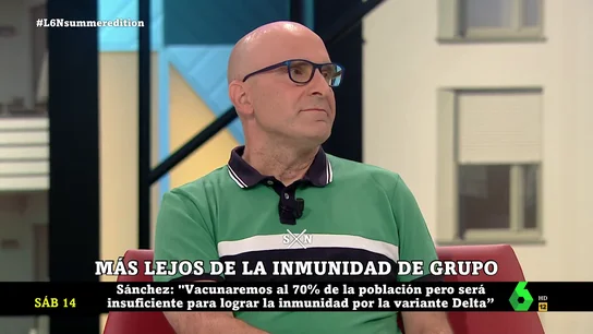 José Antonio López Guerrero, sobre si es necesaria una tercera dosis: "Las farmacéuticas van a vender ese escenario" José Antonio López Guerrero, sobre si es necesaria una tercera dosis: "Las farmacéuticas van a vender ese escenario"
