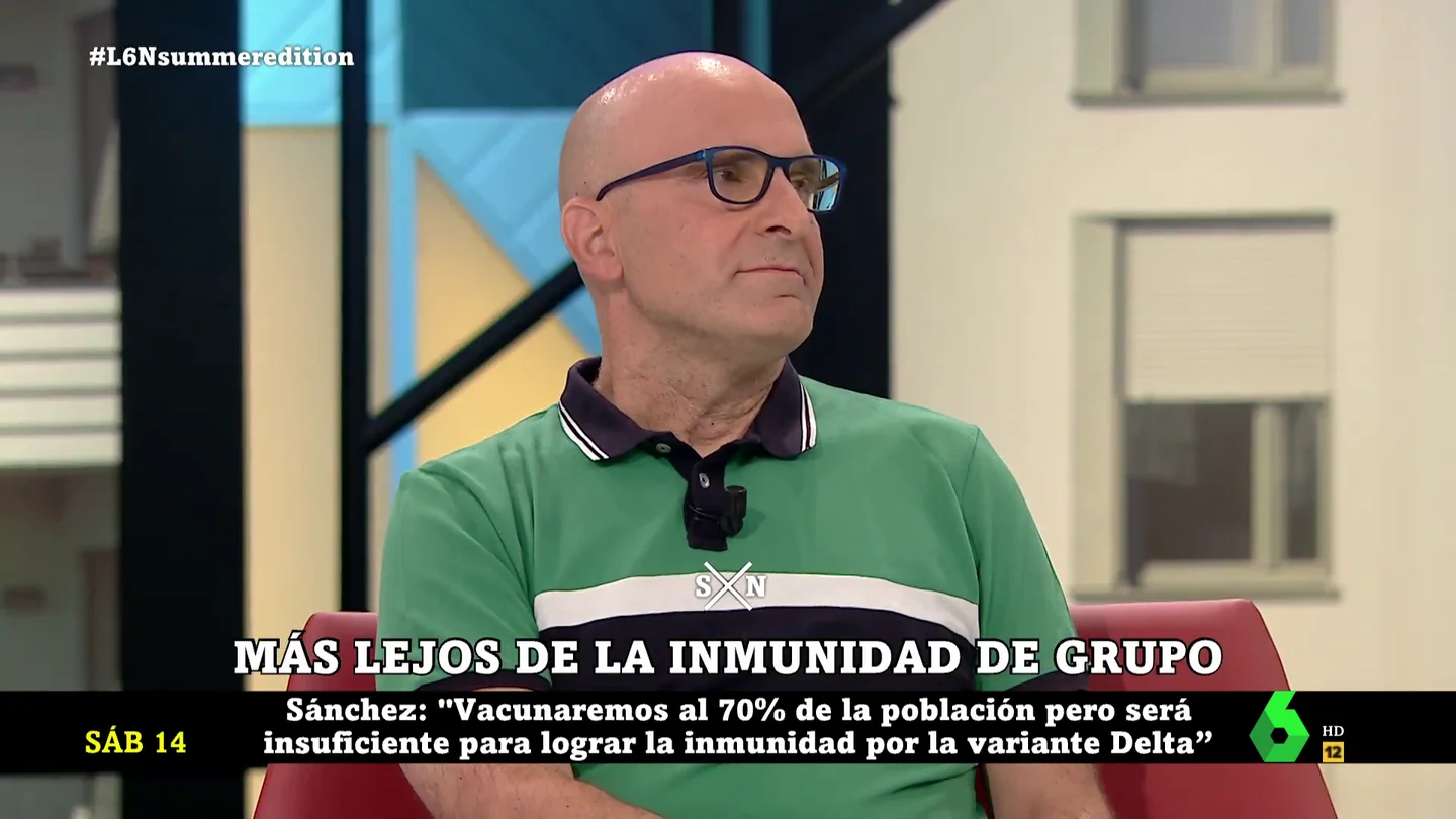 José Antonio López Guerrero, sobre si es necesaria una tercera dosis: "Las farmacéuticas van a vender ese escenario" José Antonio López Guerrero, sobre si es necesaria una tercera dosis: "Las farmacéuticas van a vender ese escenario"