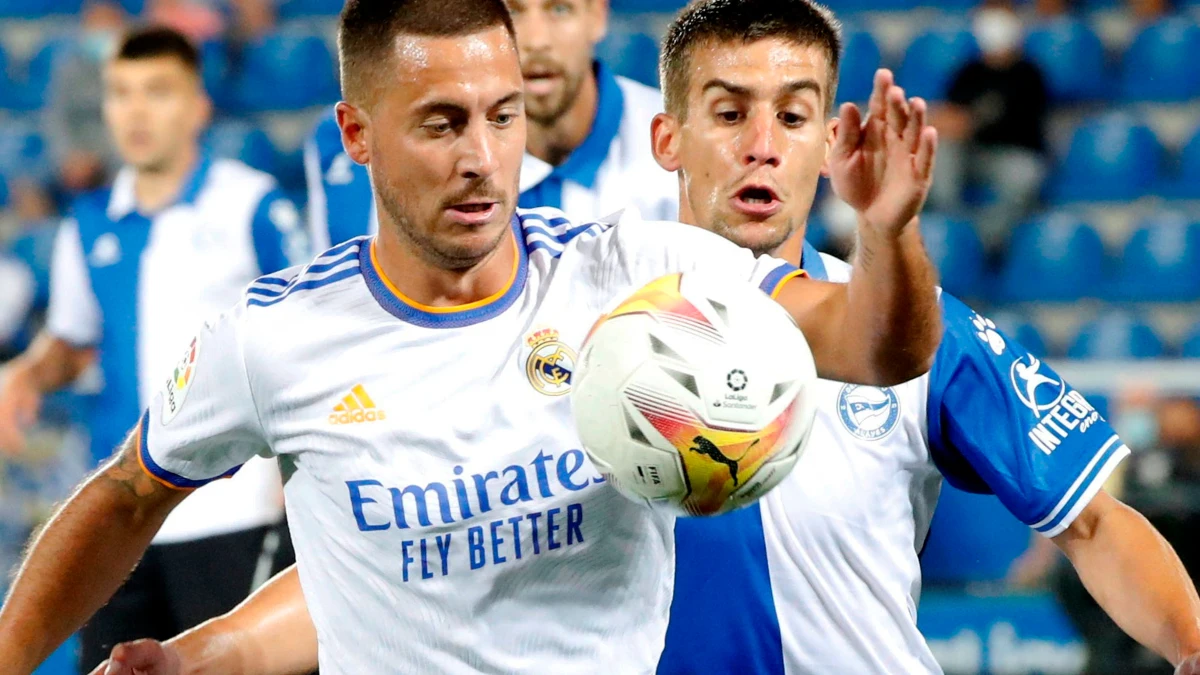 Eden Hazard, ante el Alavés