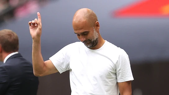 Pep Guardiola, entrenador del Manchester City Pep Guardiola, entrenador del Manchester City