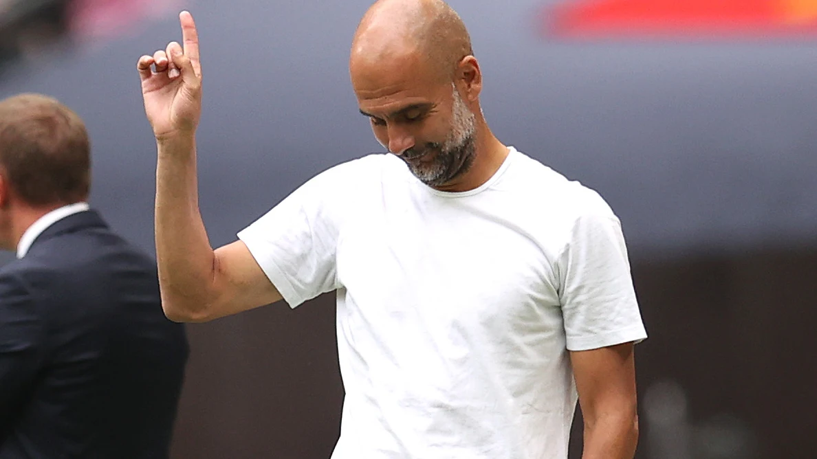 Pep Guardiola, entrenador del Manchester City