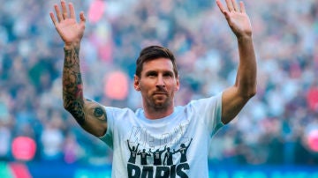 Leo Messi, en París