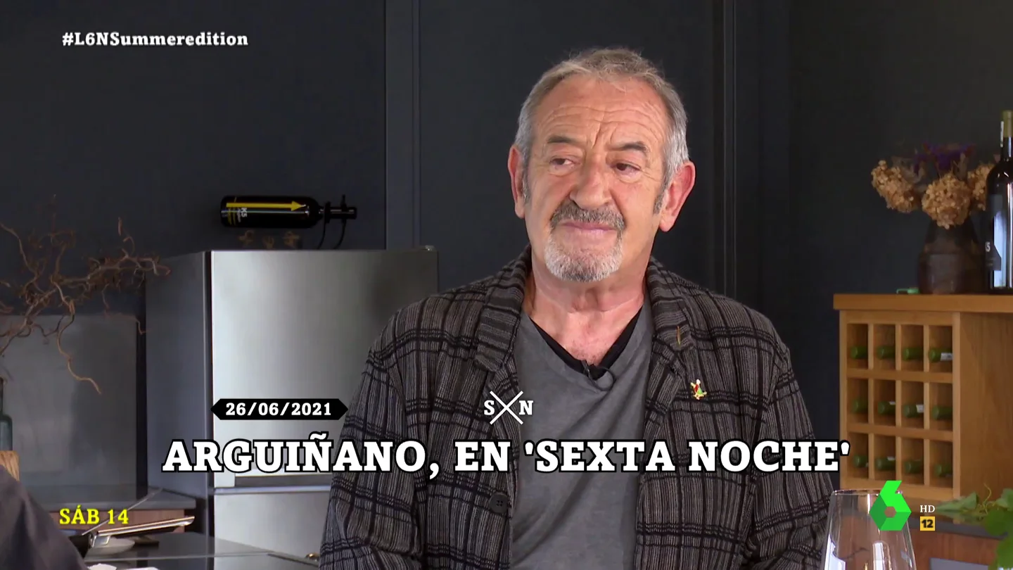 Karlos Arguiñano, en laSexta Noche Karlos Arguiñano, en laSexta Noche