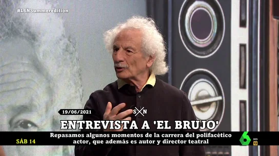 Así hablaba de Pablo Iglesias Rafael Álvarez, El Brujo, en laSexta Noche Así hablaba de Pablo Iglesias Rafael Álvarez, El Brujo, en laSexta Noche