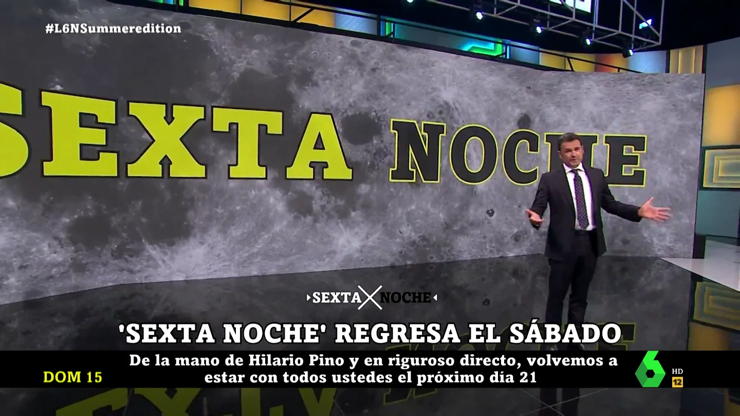La última broma de Iñaki López al frente de laSexta Noche La última broma de Iñaki López al frente de laSexta Noche