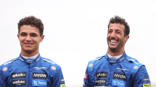Lando Norris y Daniel Ricciardo Lando Norris y Daniel Ricciardo