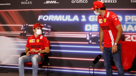 Charles Leclerc y Carlos Sainz Charles Leclerc y Carlos Sainz