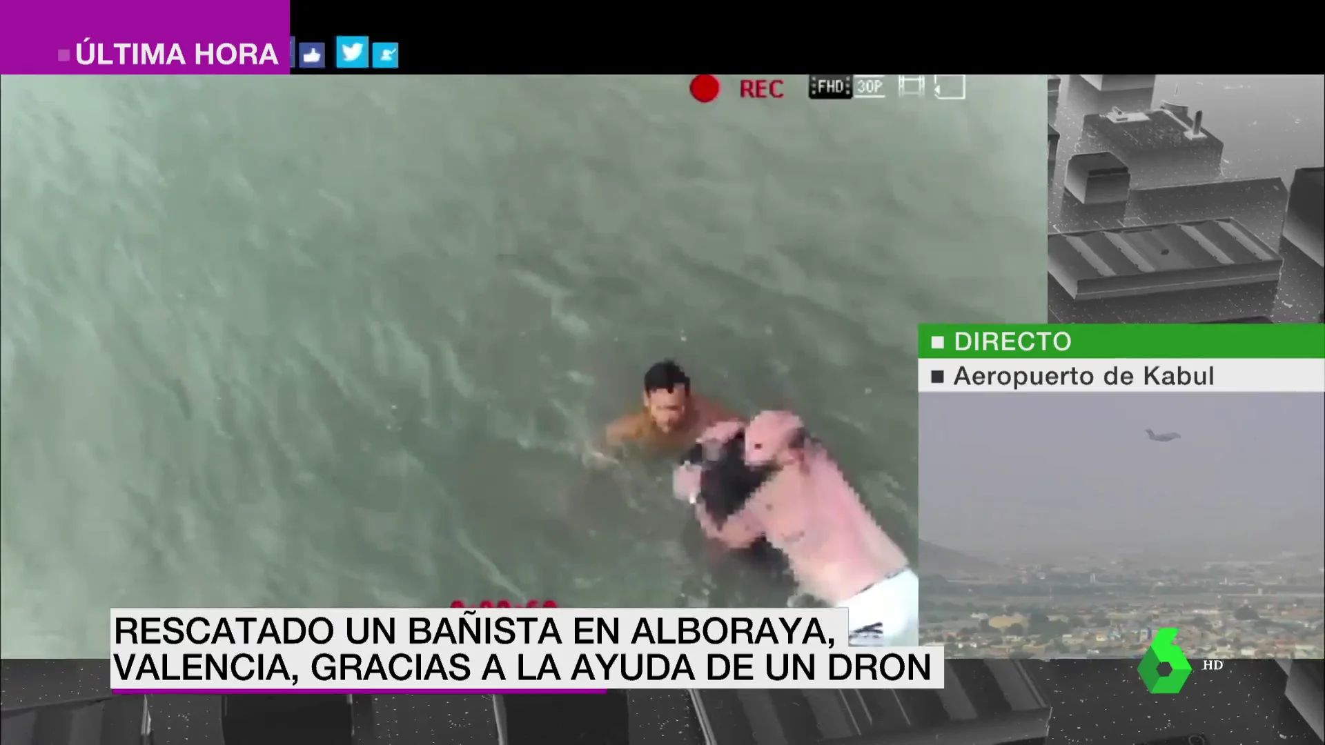 dron rescate