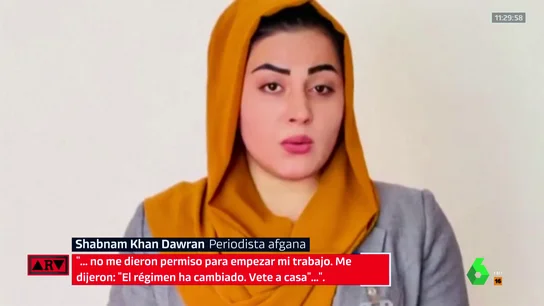 Los talibanes prohíben a las mujeres ir a trabajar en Afganistán: "Me dijeron 'el régimen ha cambiado, vete a casa'" Los talibanes prohíben a las mujeres ir a trabajar en Afganistán: "Me dijeron 'el régimen ha cambiado, vete a casa'"