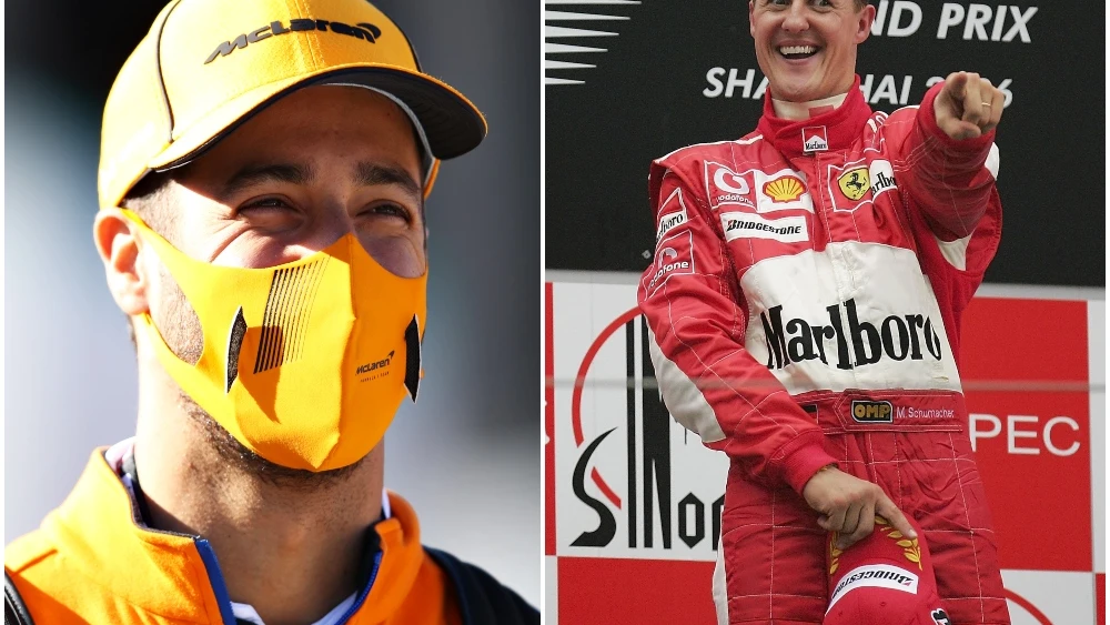 Daniel Ricciardo & Michael Schumacher