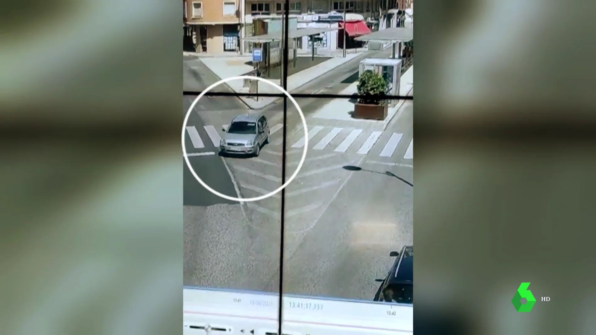 El vídeo del conductor octogenario instantes previos al atropello múltiple en Ponferrada