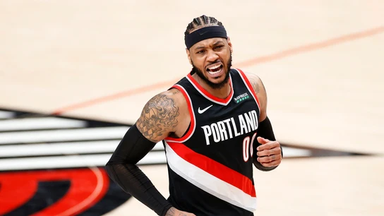 Carmelo Anthony, con los Trail Blazers Carmelo Anthony, con los Trail Blazers