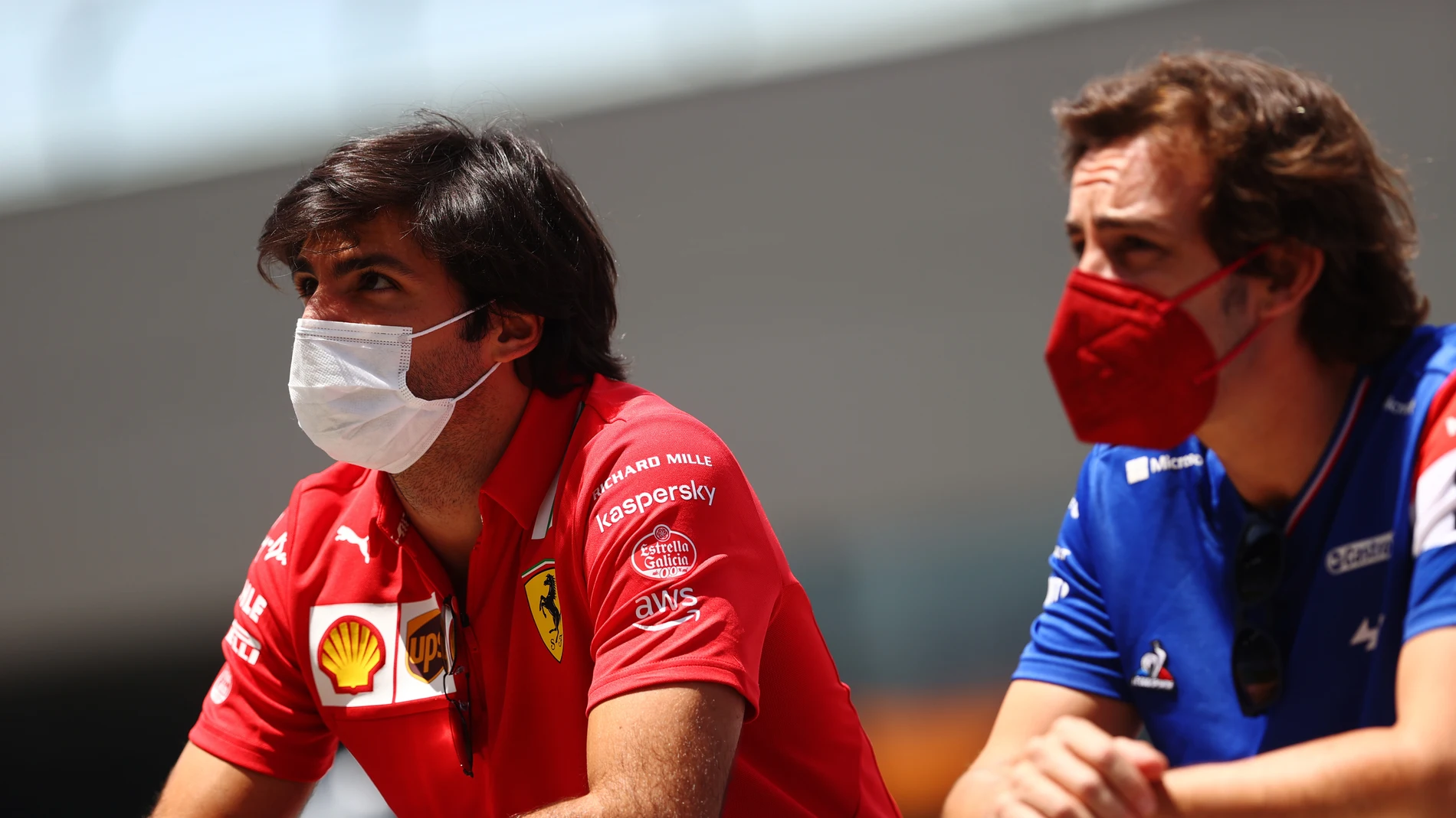 Carlos Sainz y Fernando Alonso