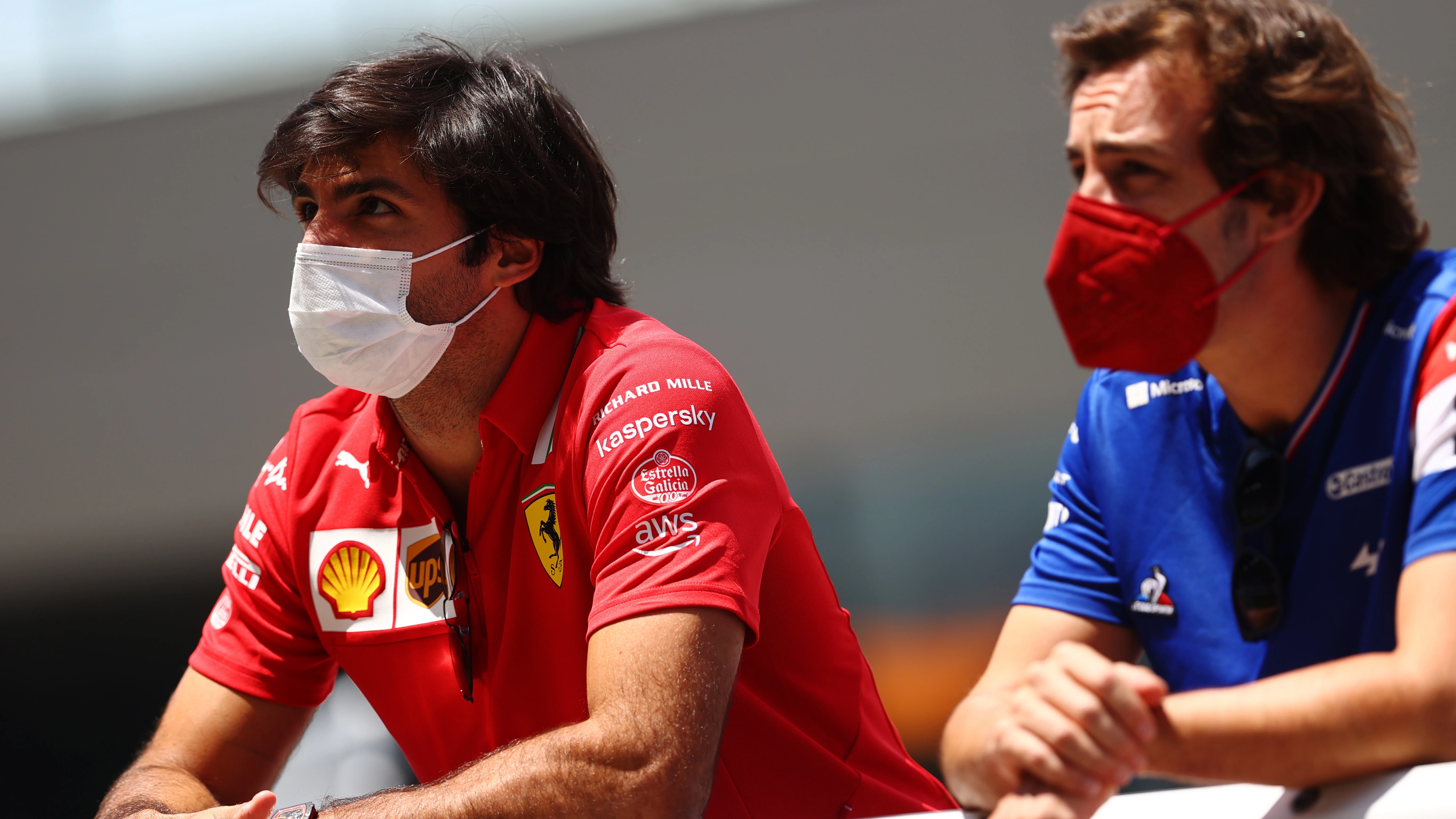 Carlos Sainz y Fernando Alonso