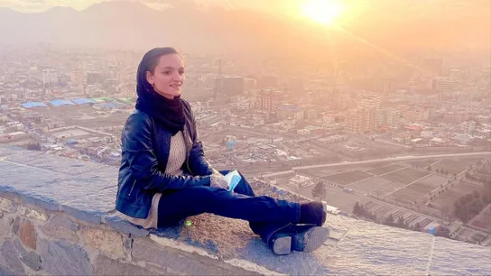 La alcaldesa afgana Zarifa Ghafari La alcaldesa afgana Zarifa Ghafari