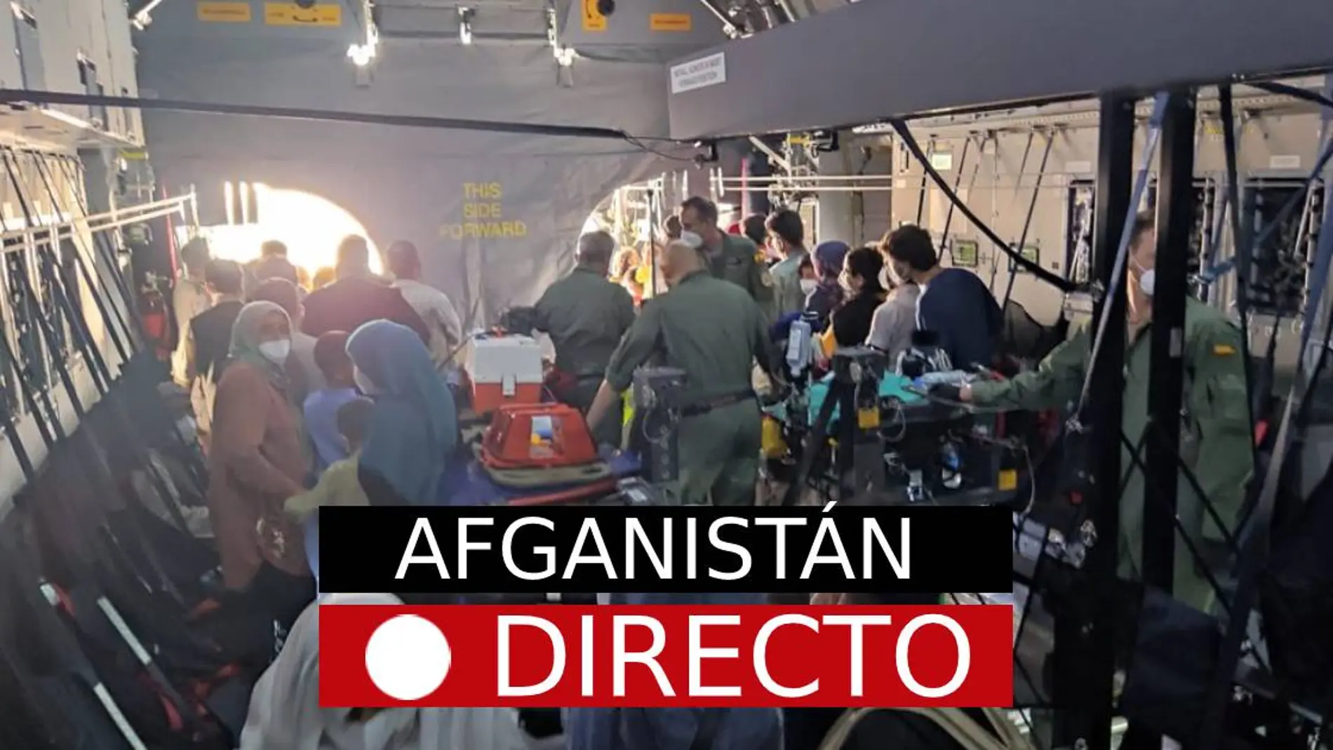 Más de cien personas viajan en un avión medicalizado del Ejército desde Kabul a Dubái. Llegarán a España pronto