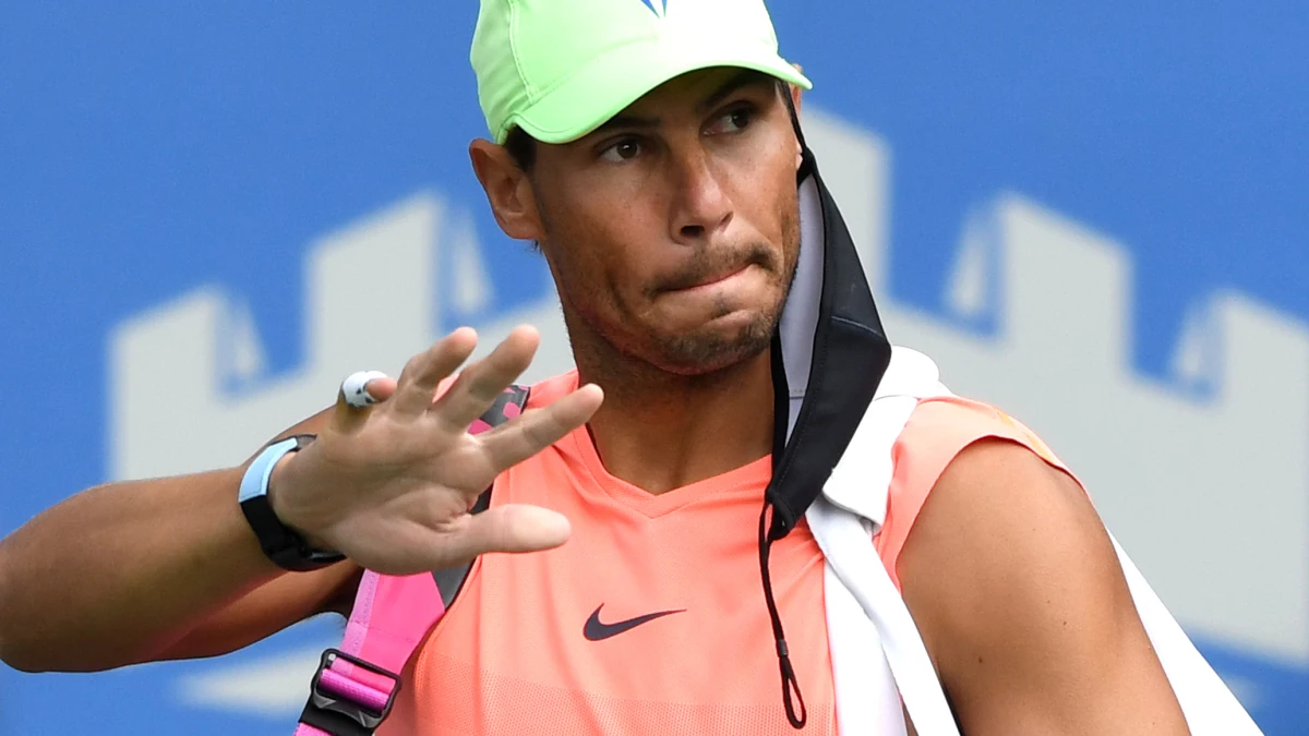 Rafa Nadal, tras un partido