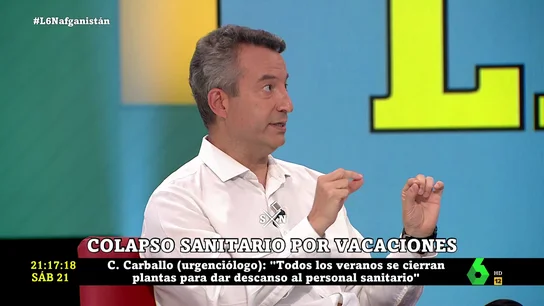 El doctor César Carballo advierte sobre "lo que venga detrás" de la variante delta El doctor César Carballo advierte sobre "lo que venga detrás" de la variante delta